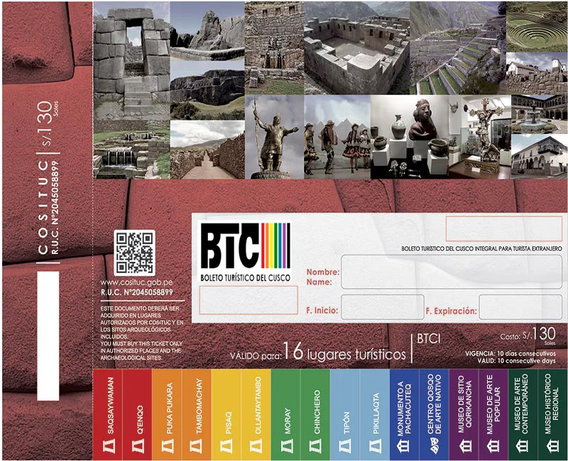 Boleto Turístico en Cusco