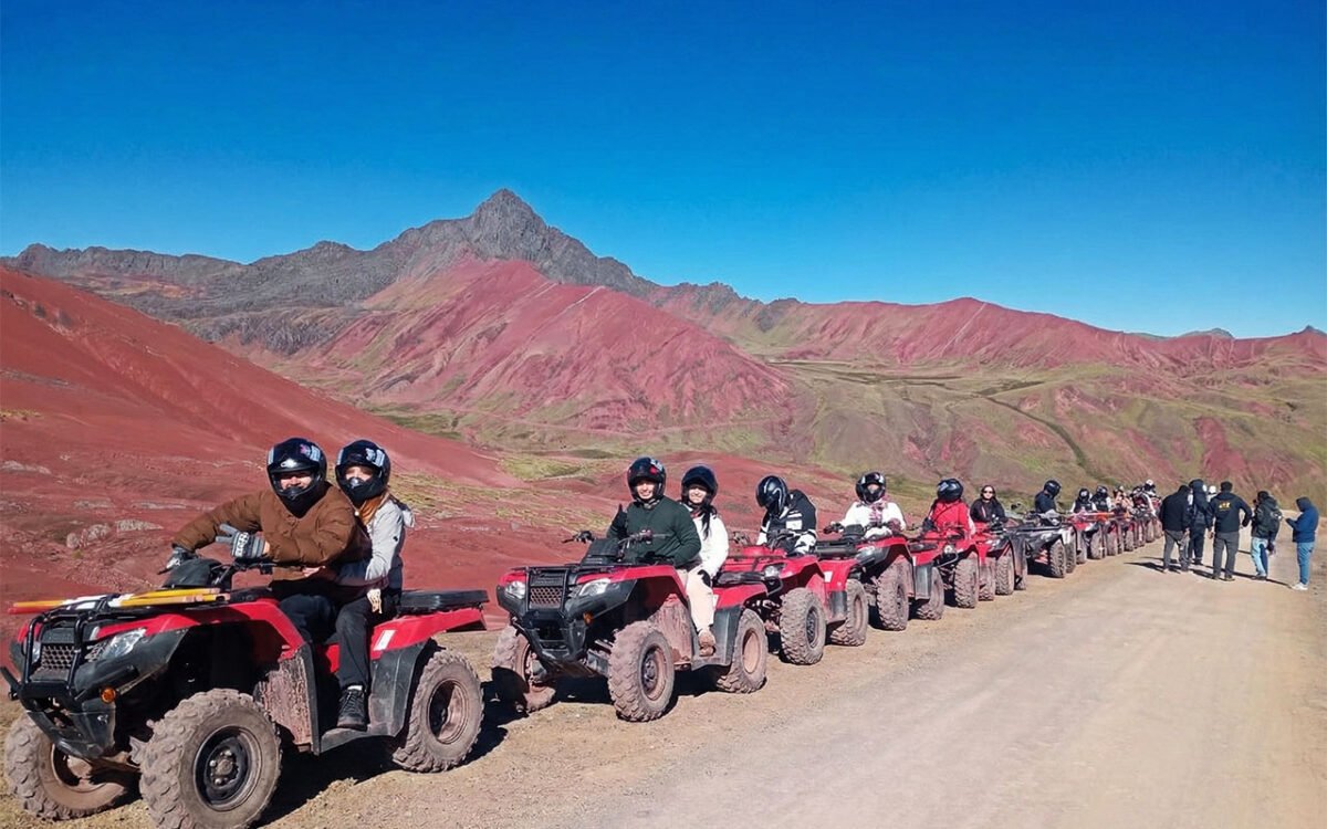 Rainbow Mountain and Red Valley ATV Tour